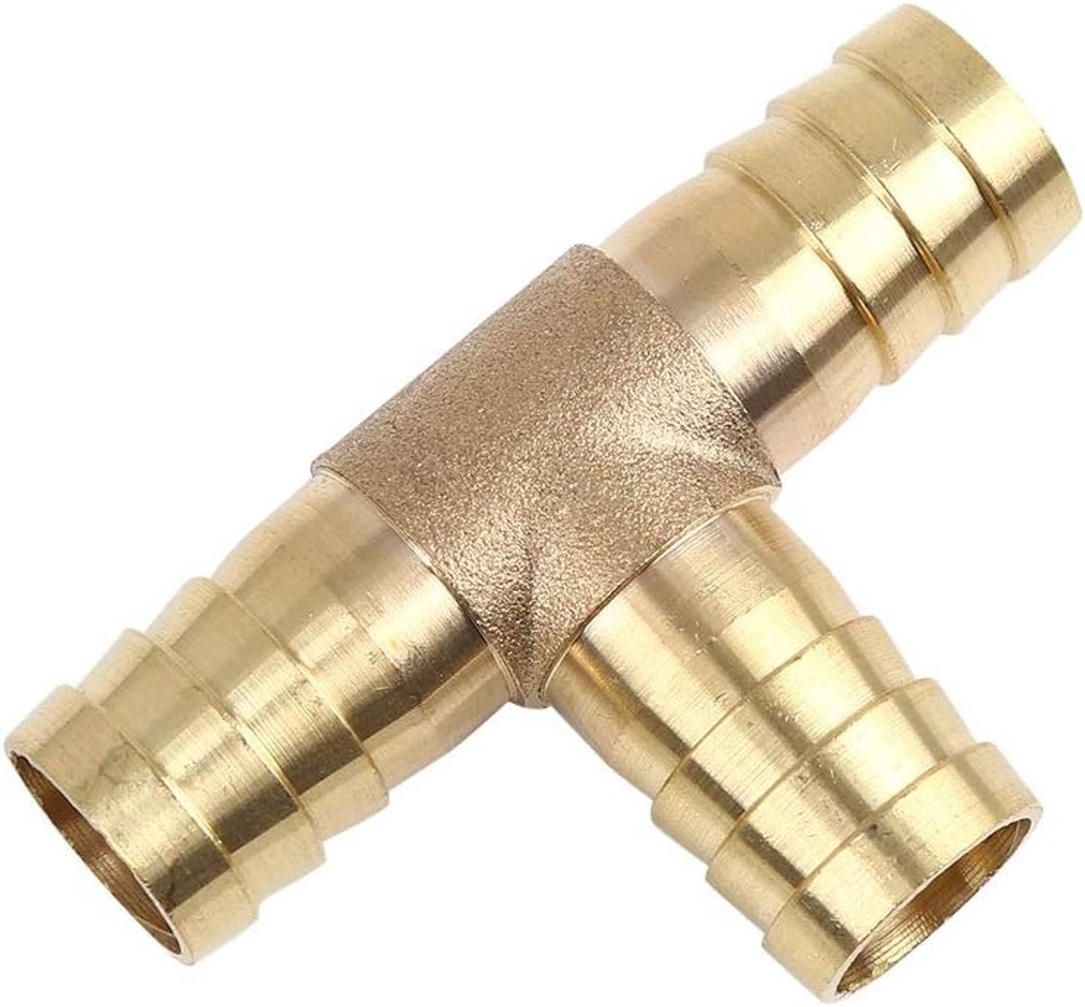 sourcing map 16 mm slangtuit 3-weg T-aansluiting adapter voor brandstof, lucht, water, gasolie