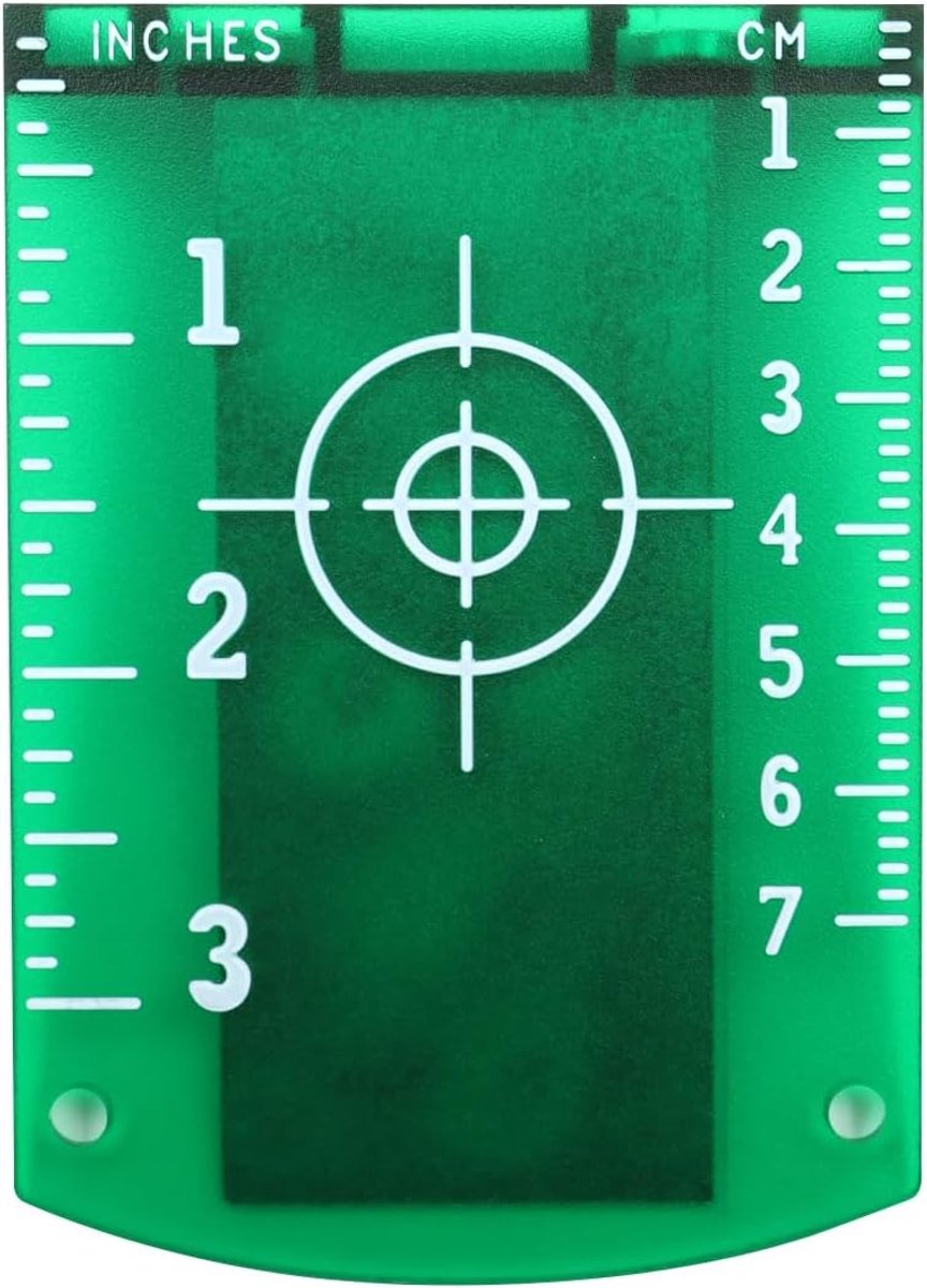 Laser target plate - magnetisch - reflecterende film - verbeterde laserzichtbaarheid - SnelShoppen