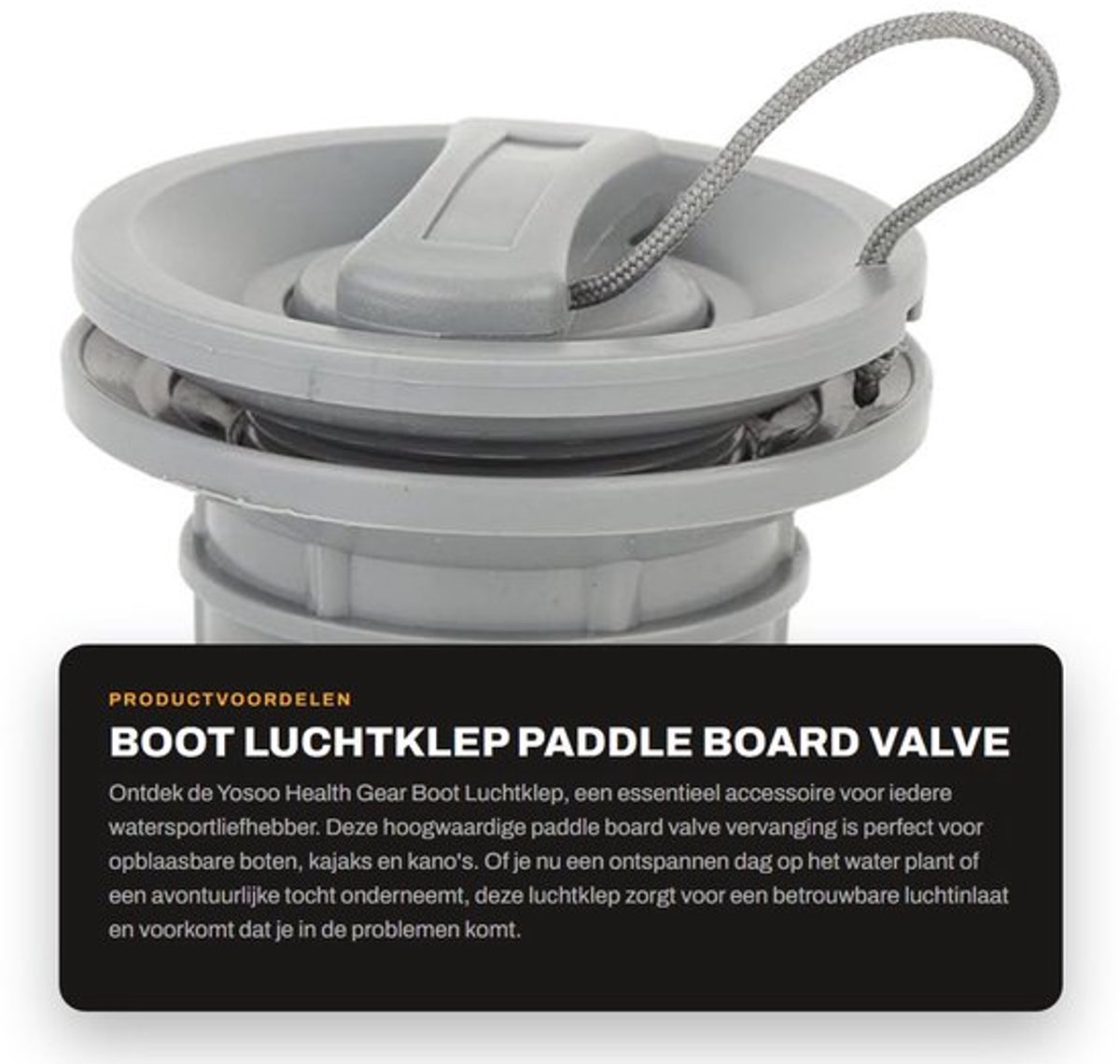 Luchtklep Vervanging - Paddle Board Ventiel - Kajak/Luchtpluggen - PVC Opblaasbare Boot - Dinghy Adapter - Twee Bedieningsmethoden - Bootventiel