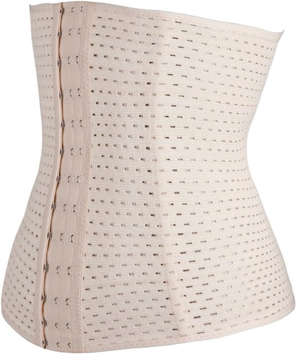 Corsage korset voor dames, waist-cincher met 3 stalen staafjes