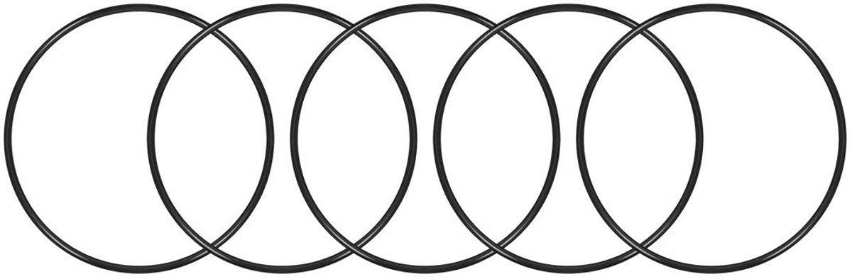 O-ringen nitrilrubber ronde afdichting 143 mm ID 150 mm AD 3,5 mm breedte
