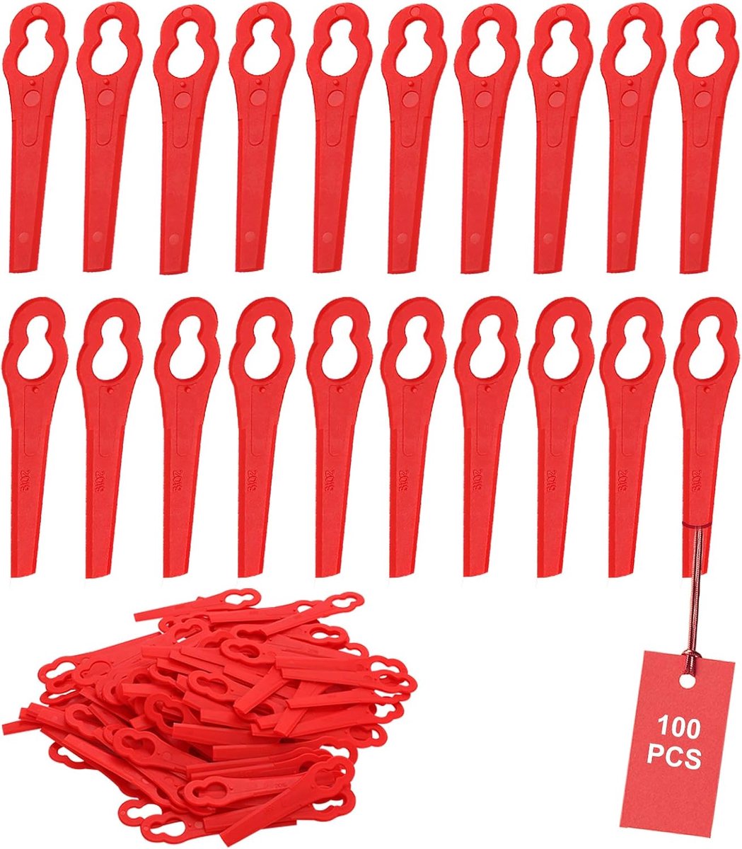 Messen rood reservemes gazontrimmer kunststof grastrimmer voor FRT18A FRT18A1 Kunst 46155 FRT20A1 accessoires