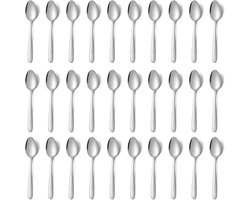 Funnydin 36 Stuks Theelepels Set(5.9"/15cm), Lepels Bestek voor Thee/Koffie/Taart/Dessert, Vaatwasmachinebestendig, Theelepels voor Restaurant