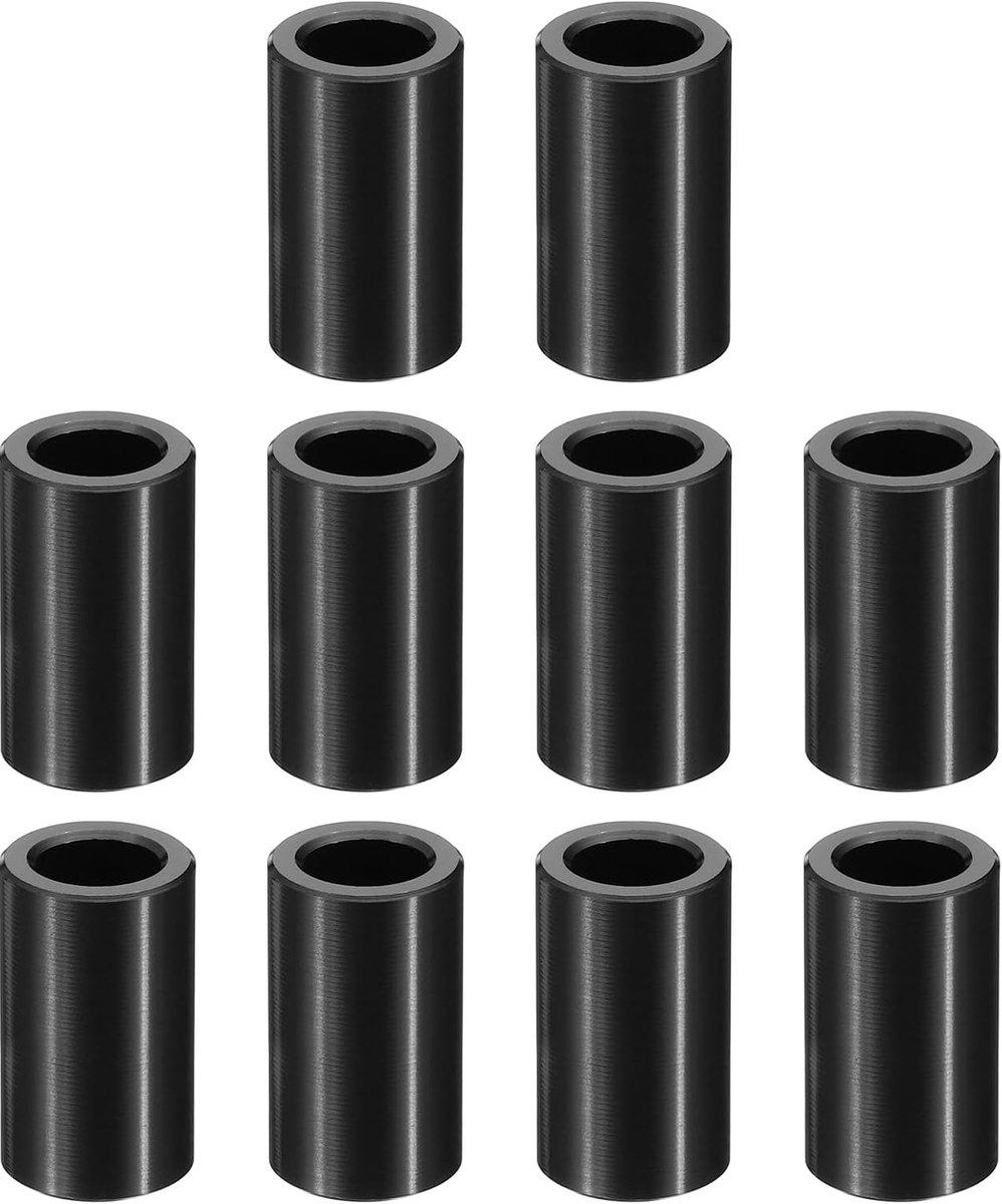 M8 Aluminium Spacers, 10 Stks Metalen Spacer Aluminium 5/16 "ID x 1/2" OD x 1" L Aluminium Spacer Schroef Standoff Ronde voor 5/16" of M8 Schroef Bouten