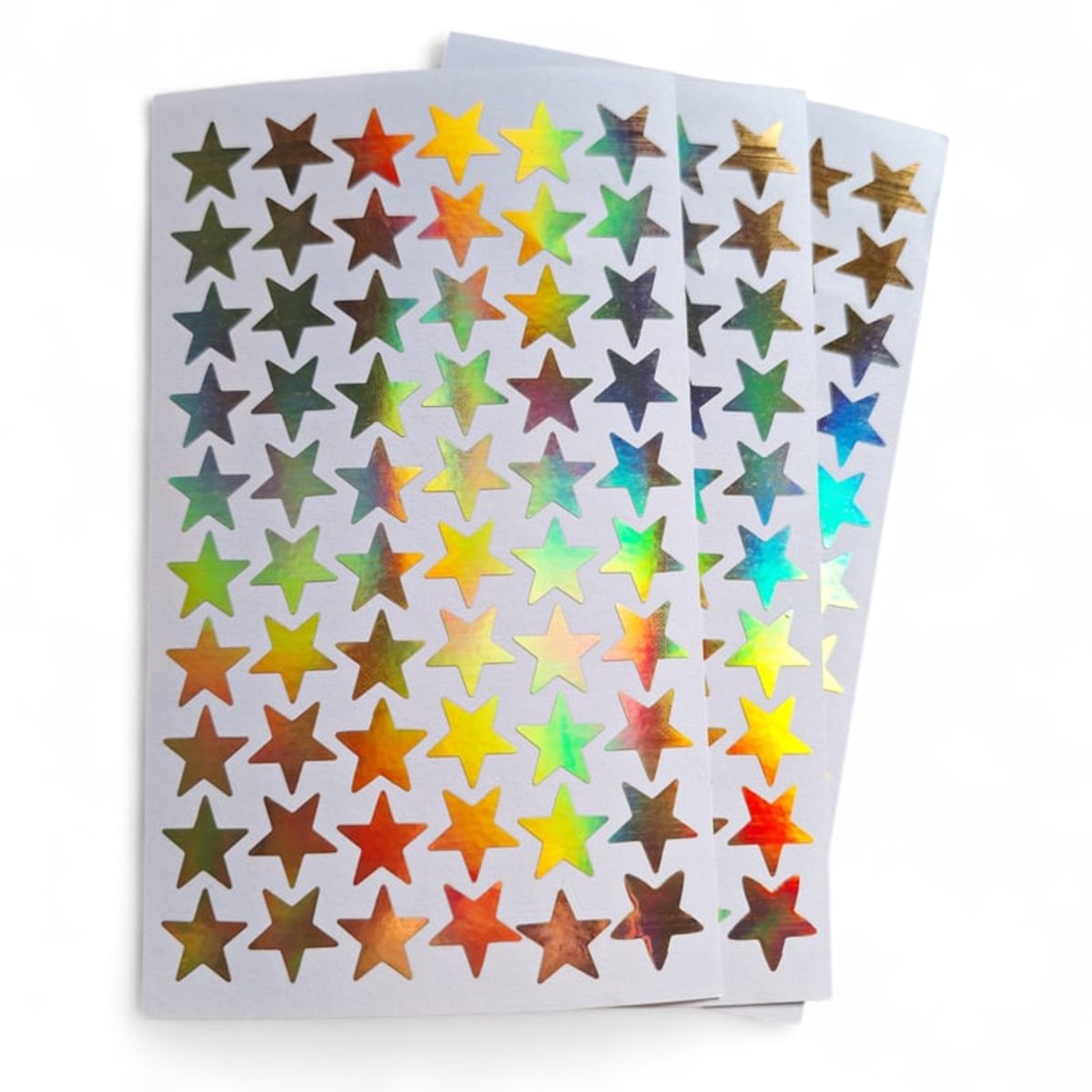 300 stickers holografische - regenboog - planner - kerst - kaart