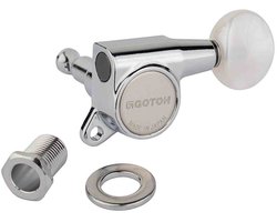 Gotoh GTH13823 SG381 stemmechanieken met 05PW knoppen, 6R, chroom