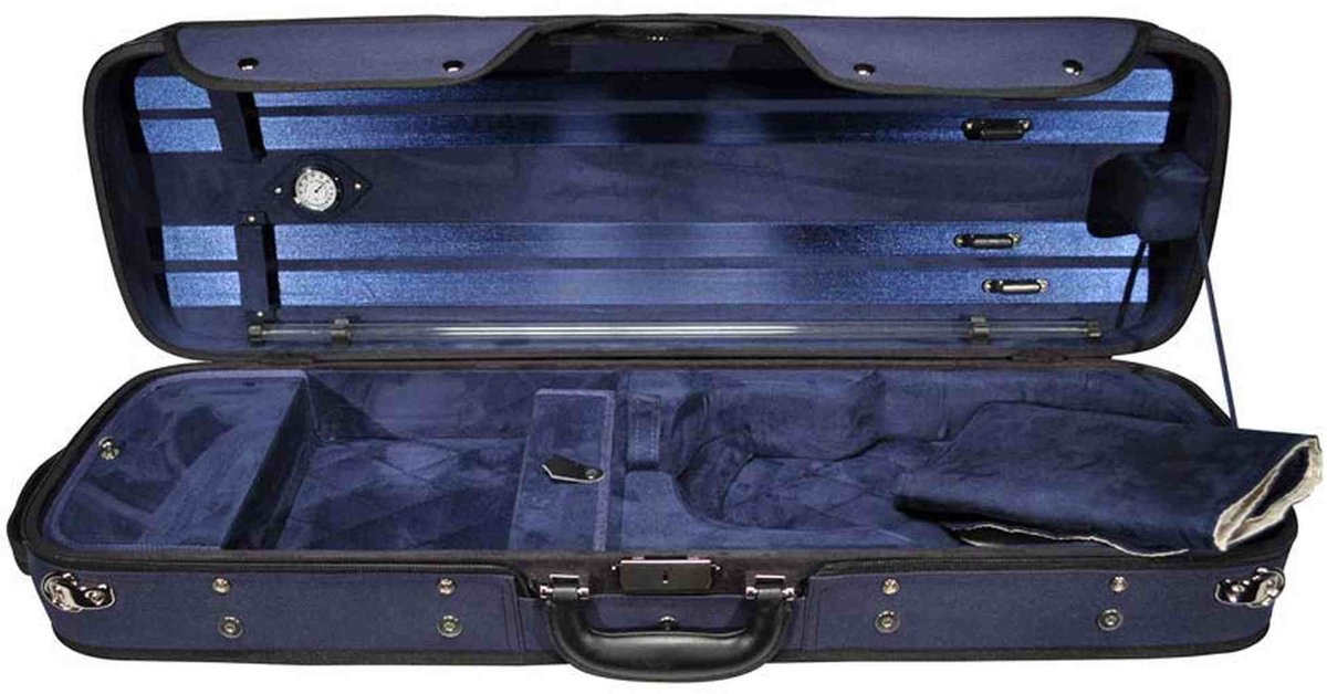 Leonardo VC-47-UU Pro Series vioolkoffer rechthoekig 4/4 blauw
