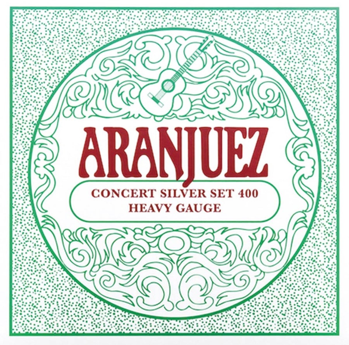 Aranjuez AR-400 snarenset voor klassieke gitaar, verzilverde bassnaren, high tension