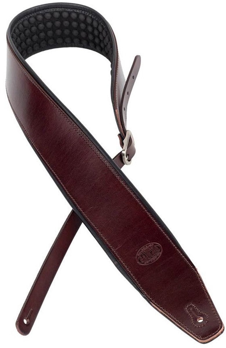 Gaucho GST-810-DBR Ergoline Series gitaarriem donker bruin