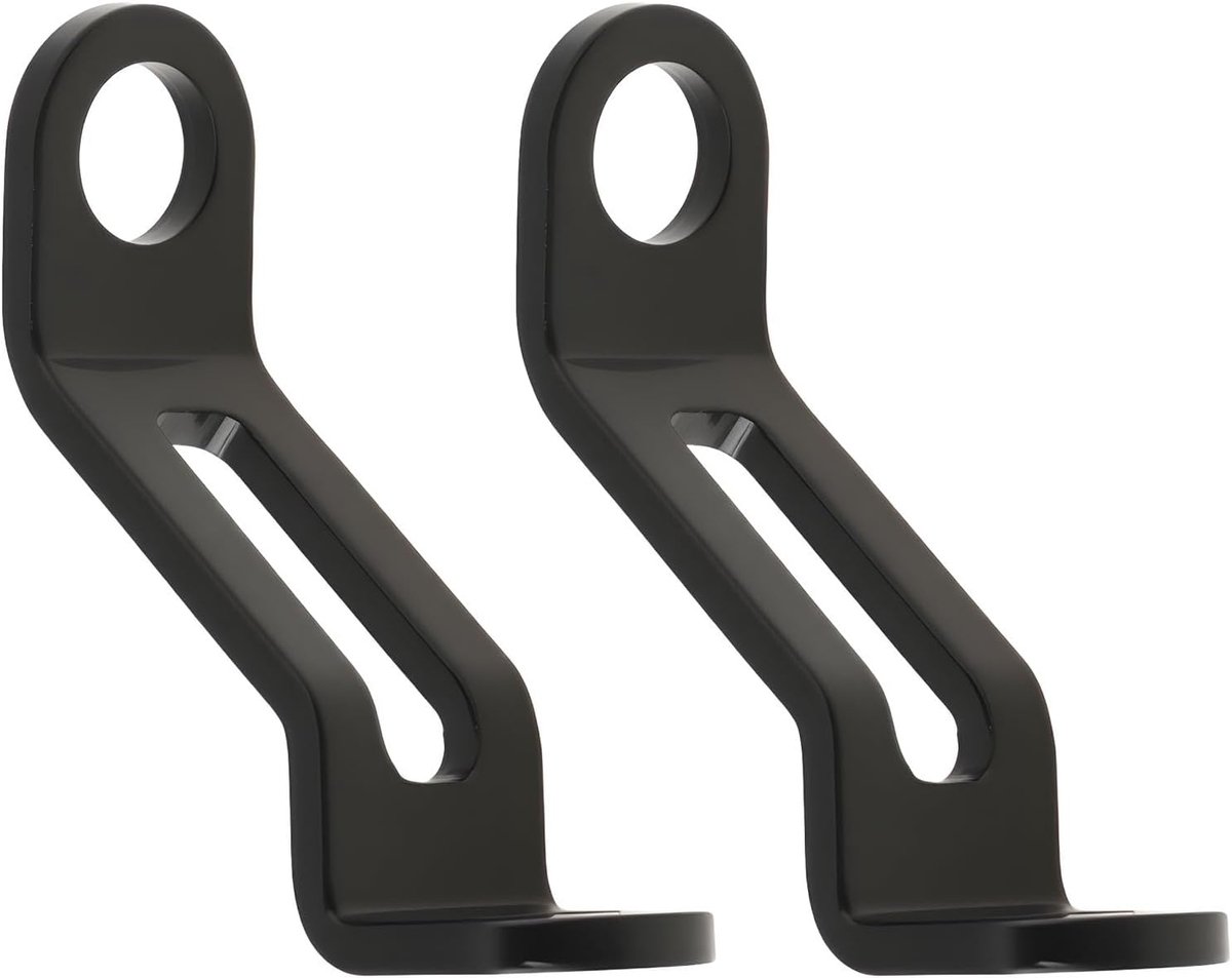4-delige motorfiets remvloeistofreservoirtankhouderrekbeugel 70x17mm voor remvloeistofcup zwart