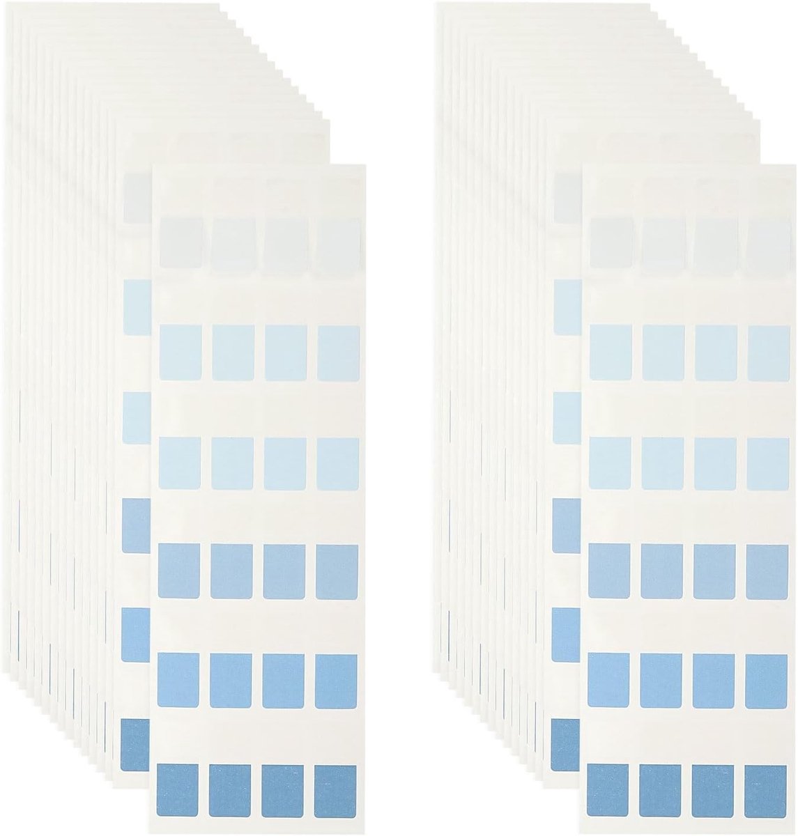 Clear Index Sticky Tabs, 480 Stuks Kleine Transparante Sticky Notes Bladwijzers Planner Stickers Paginatabbladen voor Kantoor Notebooks Bestandsmap Grootboek Boek, Gradiënt Blauw
