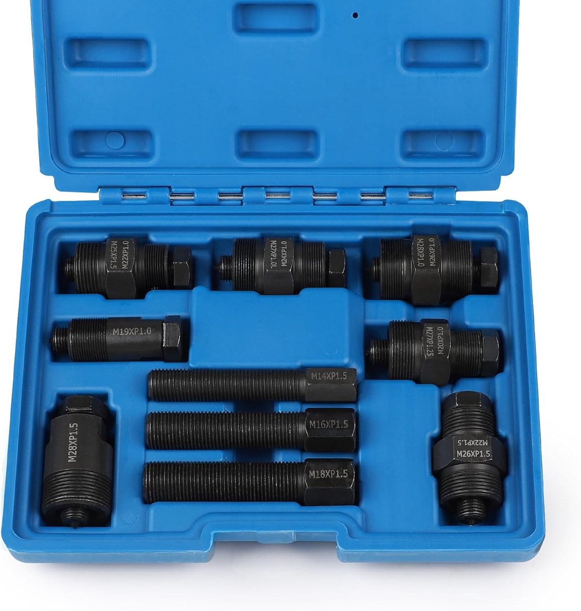 lalago 10-delige set wieltrekkers, motortrekker, wiellagers, gereedschapsset voor scooter, motorfiets, scooter, ATV, draaggewricht, injector, trekkergereedschap, compatibel met Kawasaki Yamaha Honda