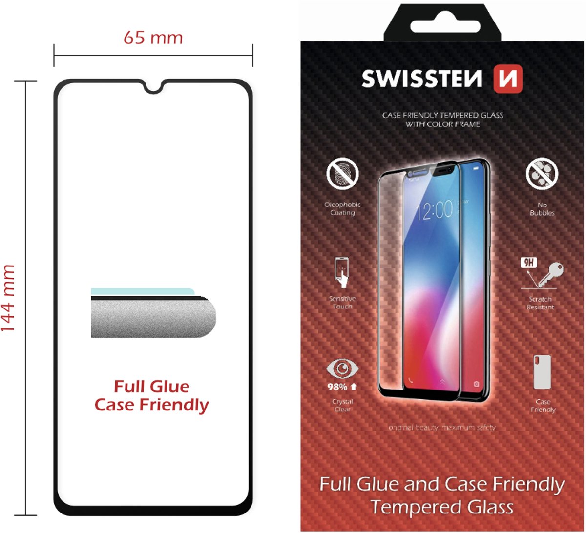 Swissten Huawei P20 Lite (ANE-LX1) Tempered Glass - 54501708 - Full Glue - Black