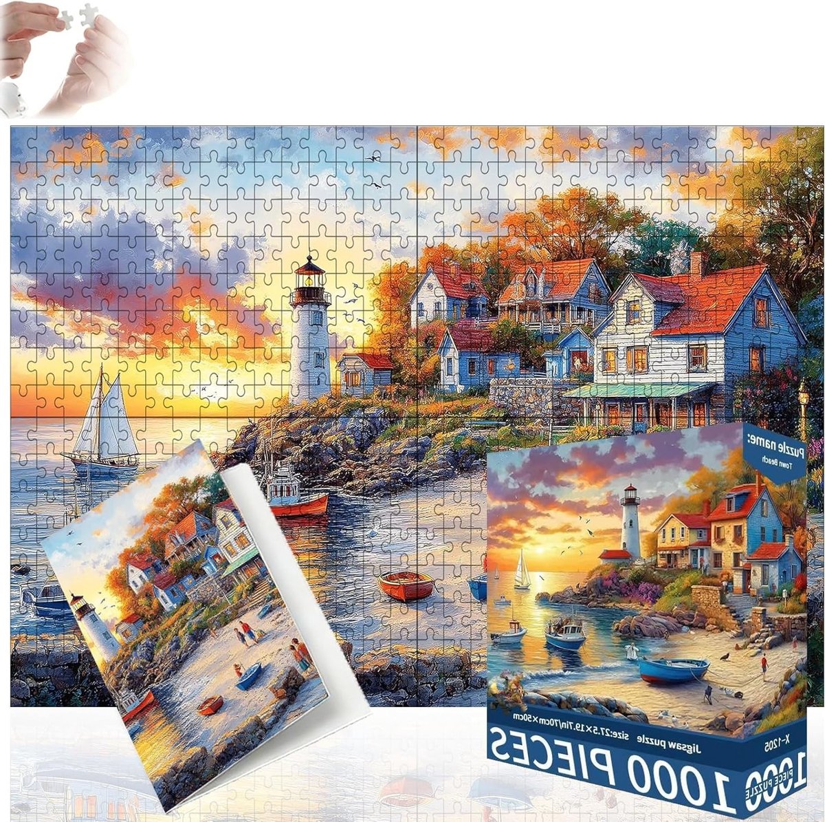 Uitdagende Volwassen Puzzel van 70 x 50 cm, Perfect voor Gezinsplezier, Cadeau en Decoratie, Breinbreker voor Puzzel liefhebbers