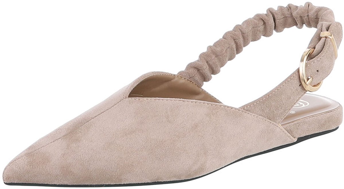 Slingbacks - Spitse neus en gesp - Dames Mt:37