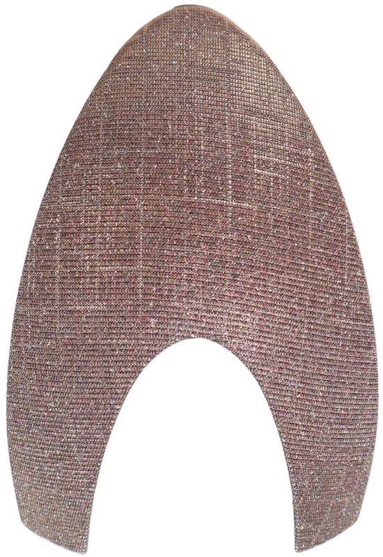 Een roze-goudkleurige KEP Italia Cromo 2.0 inzet met een glinsterende, textuurrijke afwerking.