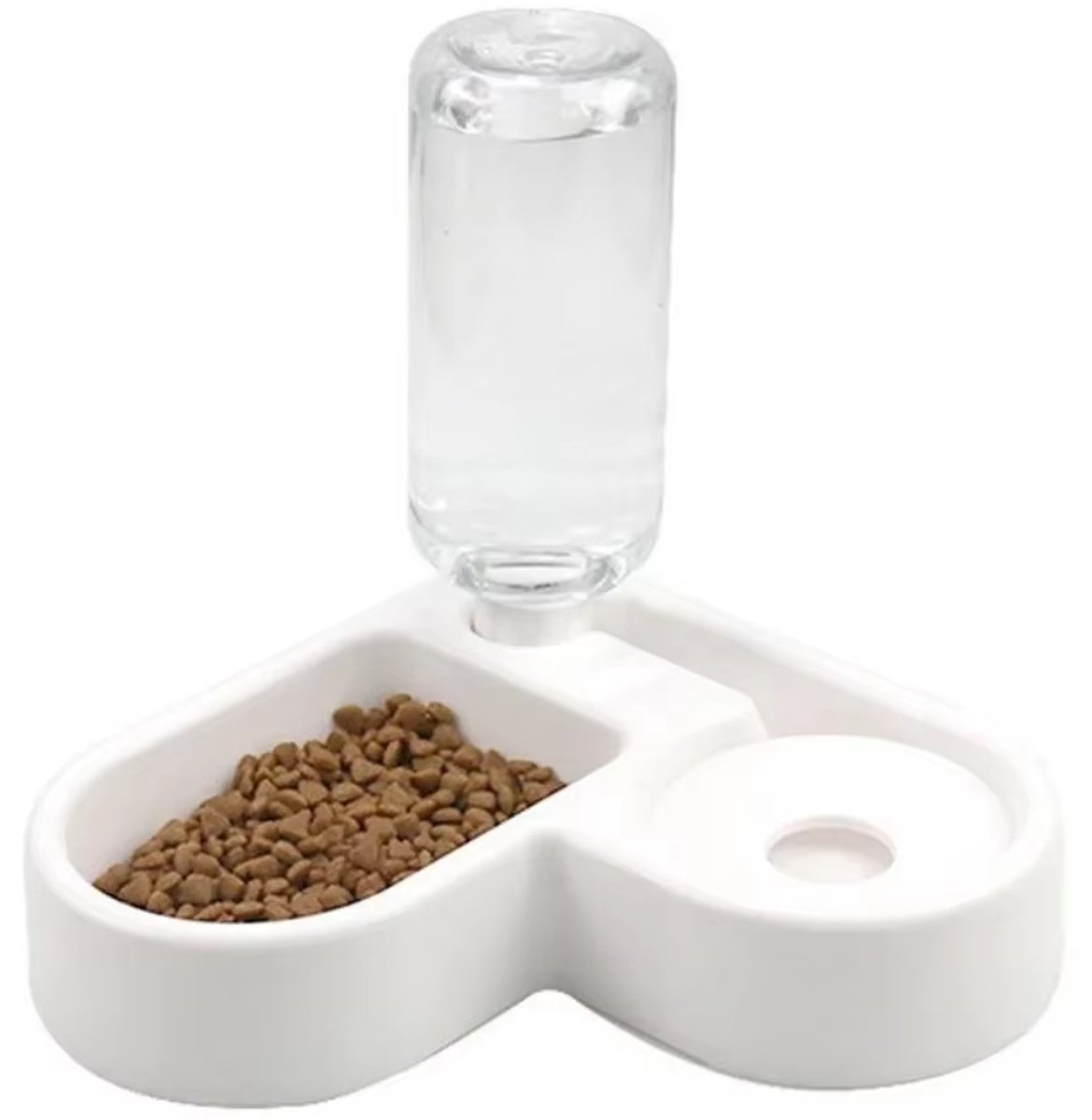 Dubbele Hond en Kat Voerbak – Pet Voerbak Set voor Katten en Kleine Honden, Anti-Slip Eetbakken, Verstelbare Voerbak, Voerstation voor Huisdieren, Eenvoudig te Reinigen