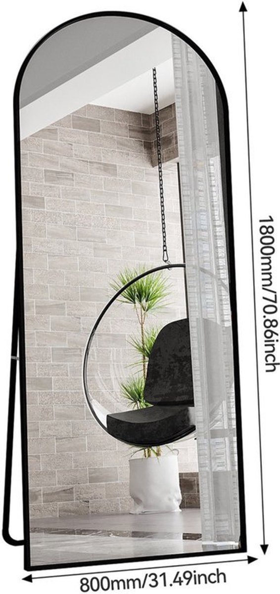 Staande Spiegel – Passpiegel – Wandspiegel – Full Body Spiegel – Grote Spiegel – Minimalis