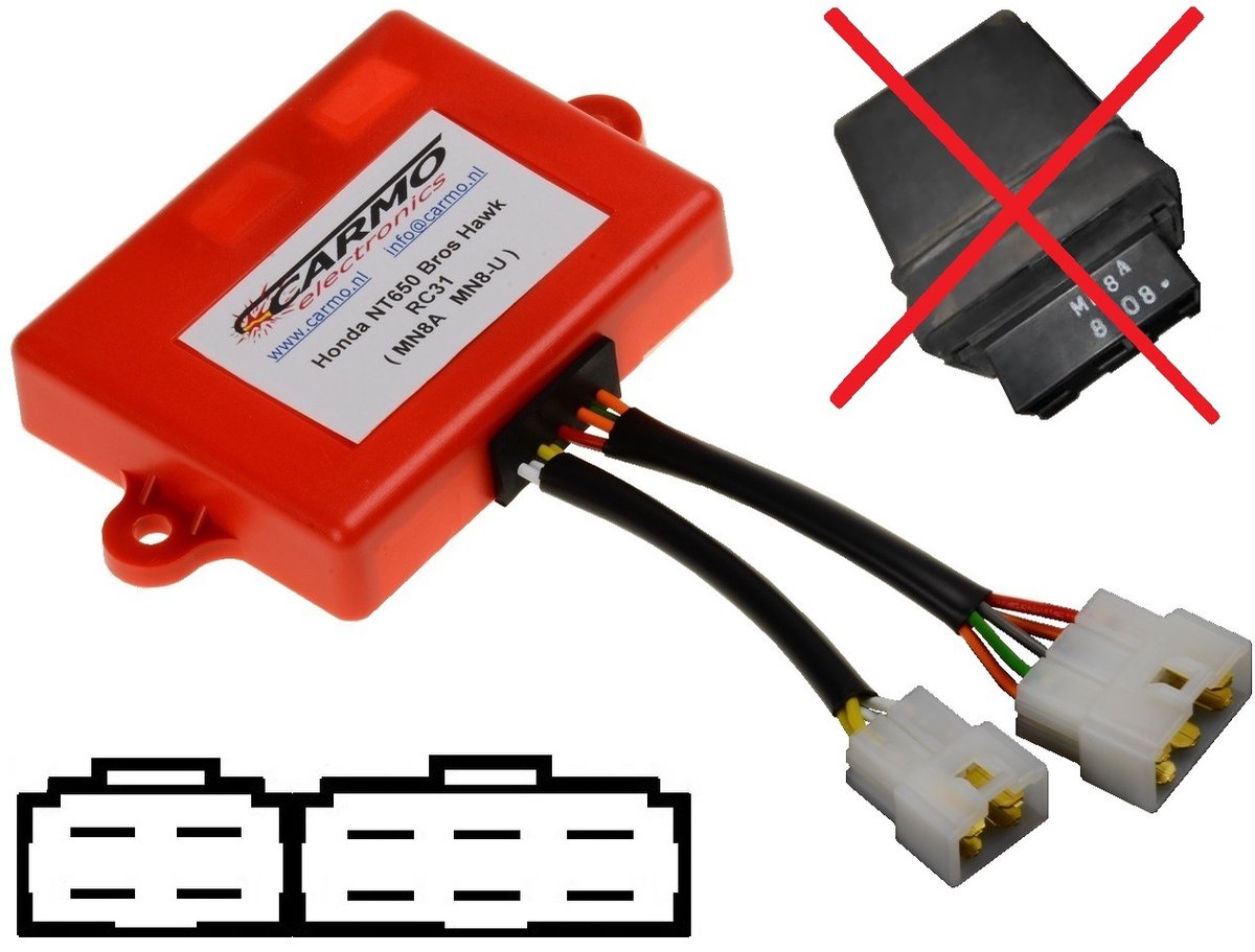 Carmo CARI-HO-NT650-MN8-MN8-U Honda NT650 Bros - ontsteking CDI ECU