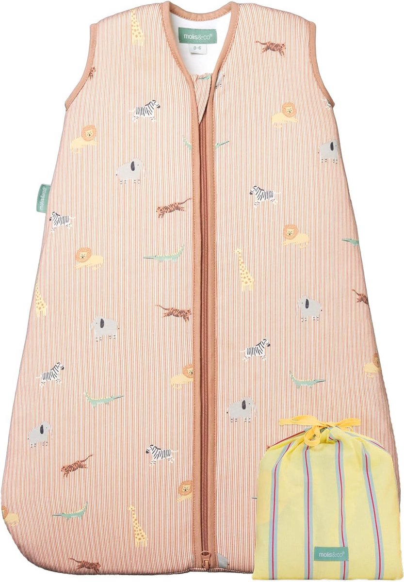 SnelShoppen - Baby Slaapzak TOG 1.0 - 95 cm - 18-36 maanden - Lichte Katoenen Slaapzak - Unisex Jungle - Ideaal voor Lente en Herfst - Slapen in Kinde