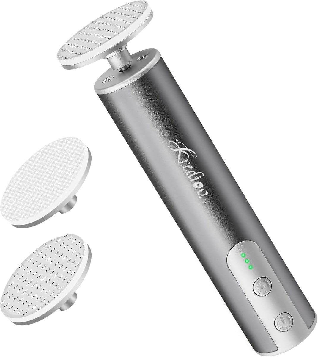 Thijox - Elektrische Eeltverwijderaar, Voetvijl met Nano-glas, Eeltverzorgingsapparaat, Pedicureset voor Dode Huid, Eeltvijl Grijs, Perfect voor Thuis