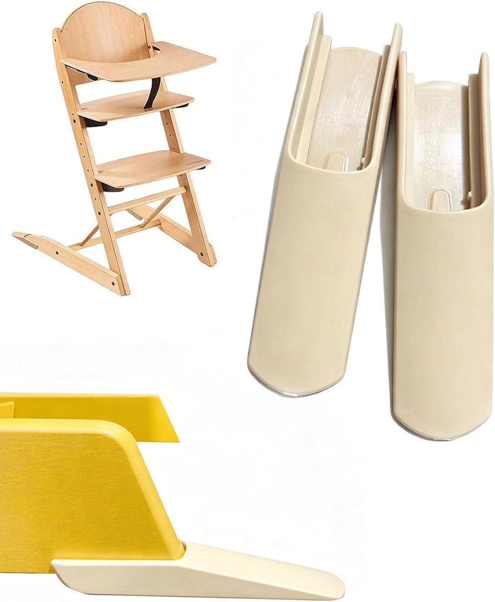 SnelShoppen - Kantelbeveiliging voor Kinderstoel Tripp Trapp, Beenverlenging Set van 1 Paar, Kinderveiligheid, Stabiliteit, Antikantelen Accessoire, V