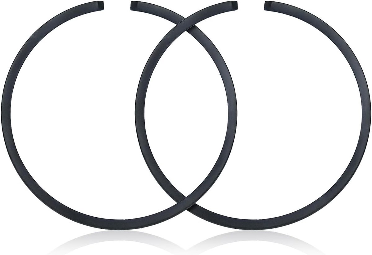 Pistonringen set van 2 stuks 45mm x 1.5mm voor kettingzaag, geschikt voor Husqvarna en OLEO-MAC onderdelen