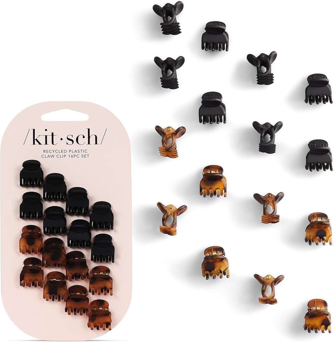 Thijox - Kitsch Mini Klauwclips voor Dames - Stijlvolle Haarclips voor Kinderen, Duurzaam en Stevig Plastic, Ideaal voor Feest, Dagelijks Gebruik, 6 S