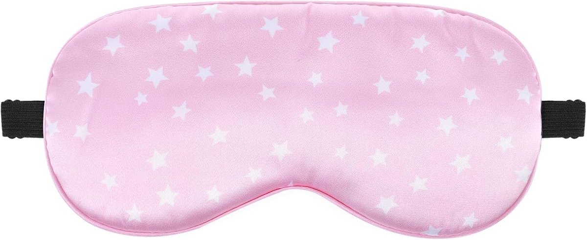 Thijox - Zijden slaapmasker | Oogmasker van pure zijde met verstelbare riem | Verduistering slaapbril | Comfortabel en zacht | Slaaphulp voor optimale