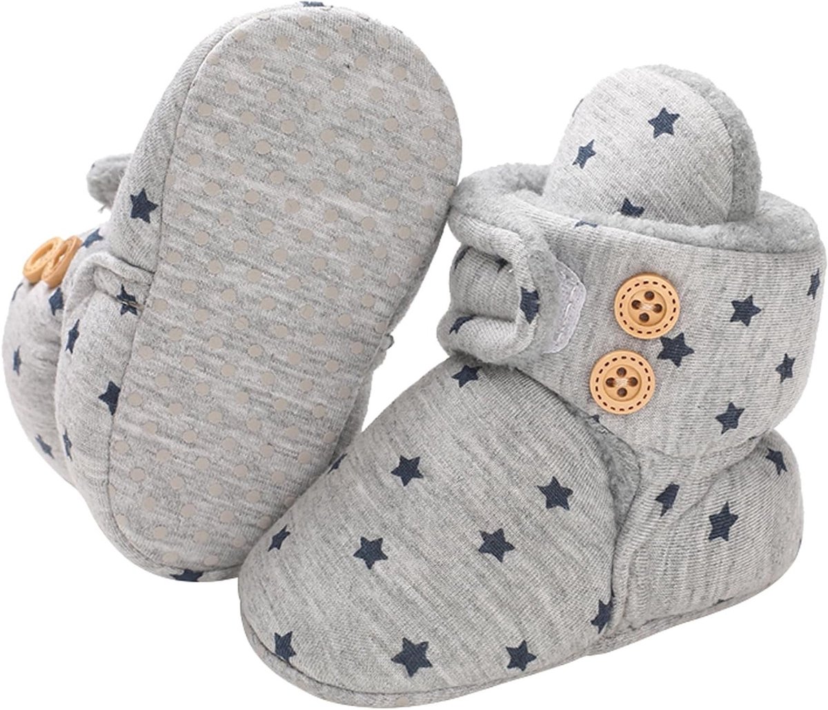 Warme babyboots voor de winter, zachte zool, antislip, perfect voor kruipen en spelen