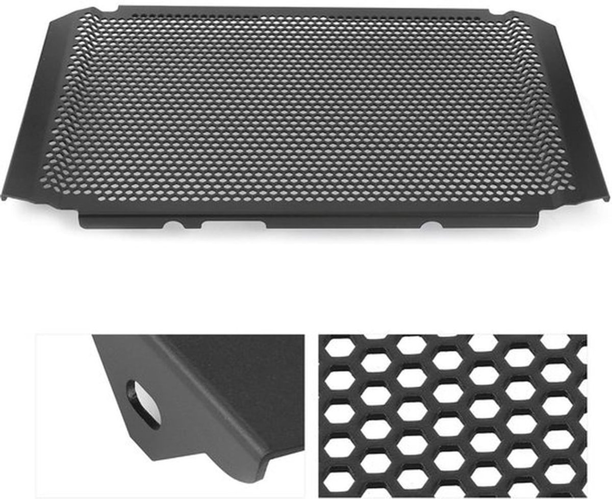 Radiatorbeschermer - Aluminiumlegering - Geschikt voor XSR900/MT-09/FZ-09 - Zwart - Schokbestendig - Optimale luchtstroom - Lange levensduur