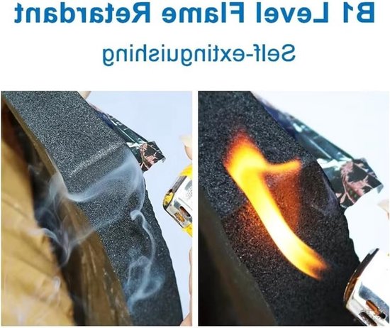 5mm Geluidsisolatiematten voor Auto's en Huizen, Warmte- en Geluidsisolatie, Set van 6 Stuks — afbeelding 4