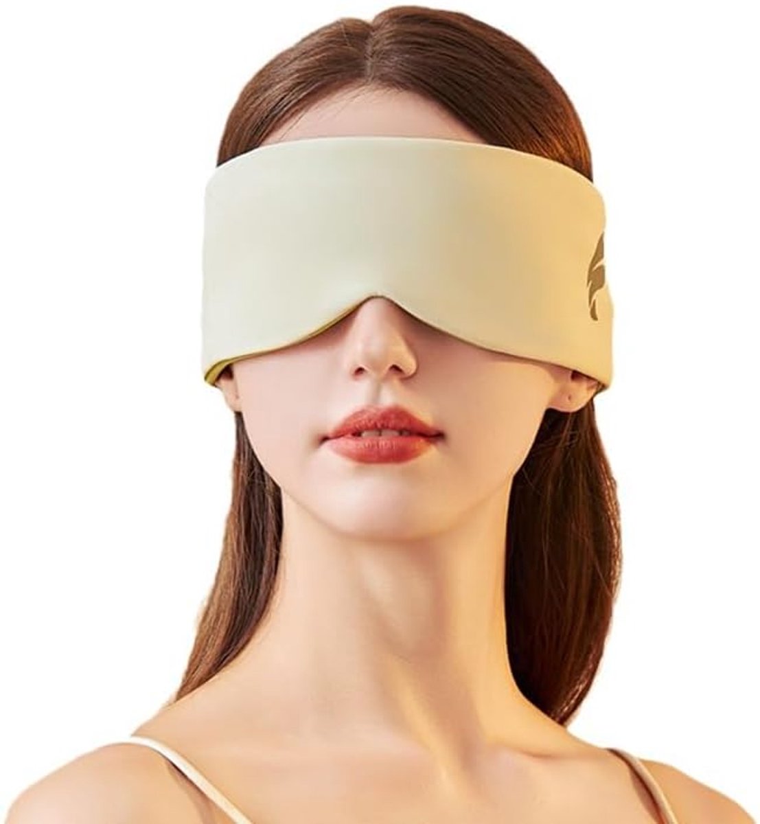 SnelShoppen - 1 Stuk Slapen Masker, Donkerend, Handgemaakt Katoenen Oogmasker voor Mannen en Vrouwen, Verstelbare Band, Lichtblokkerende Slaapbril, Sa