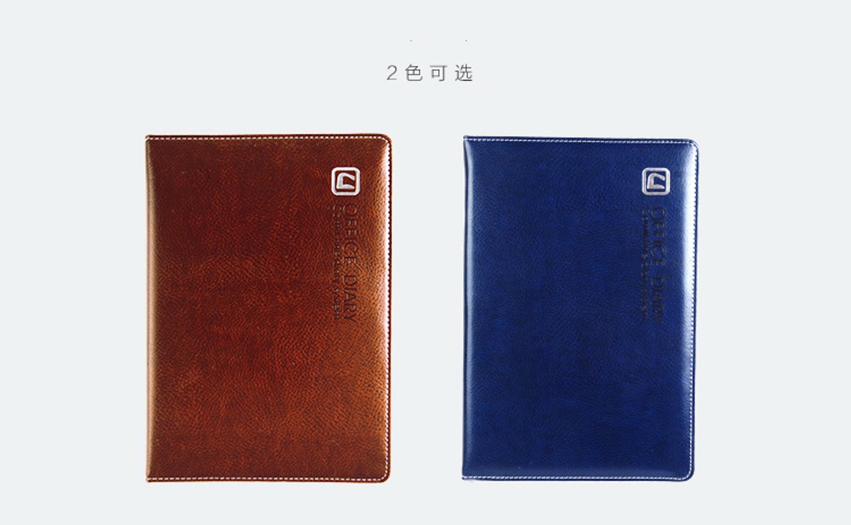 Notitieblok PU 142x206mm C4642, Blauw