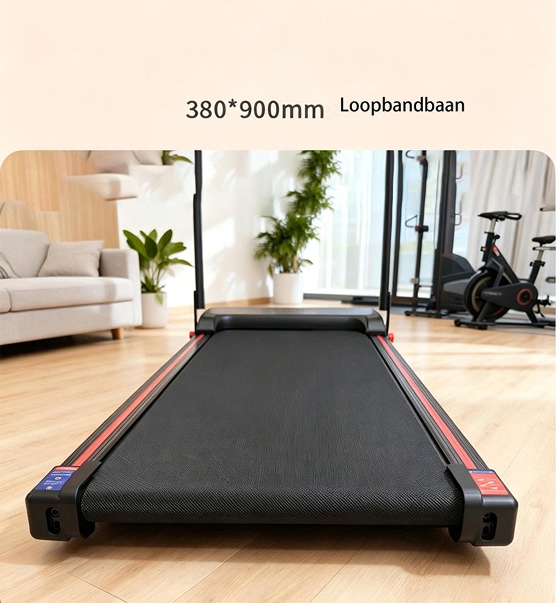 Deze opvouwbare elektrische loopband is compact en draagbaar voor thuisgebruik Hij beschikt over 12 instelbare schokdempingsniveaus en is geschikt voor wandelen hardlopen en dagelijkse thuistrainingen 53*108*120 cm zwart