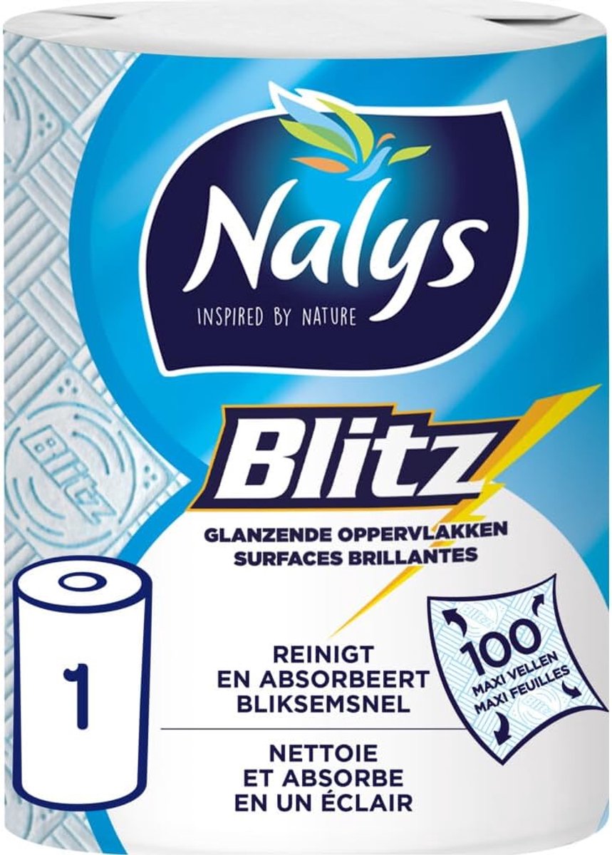 SnelShoppen - Huishoudpapier 3-laags Extra Groot 100 Vellen Papierverpakking FSC Gecertificeerd, Sterk en Absorberend voor Keuken en Schoonmaak