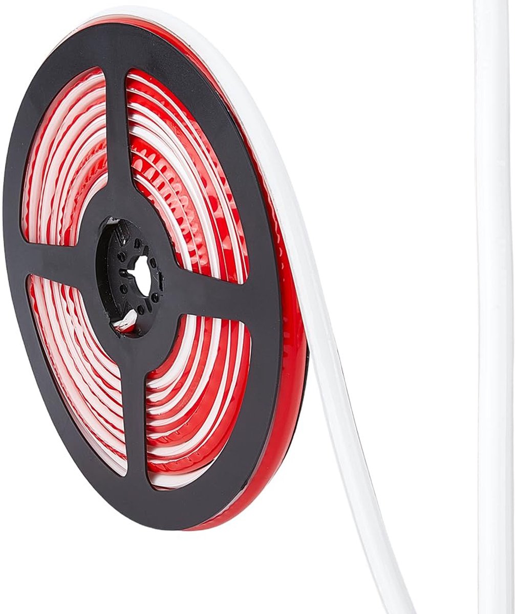 SnelShoppen - 5m Zelfklevende Kittape 8mm Wit Waterdichte Kitstrip Flexibele Driehoekige Molding Sealing Tape voor Keuken Badkamer Tegelrand