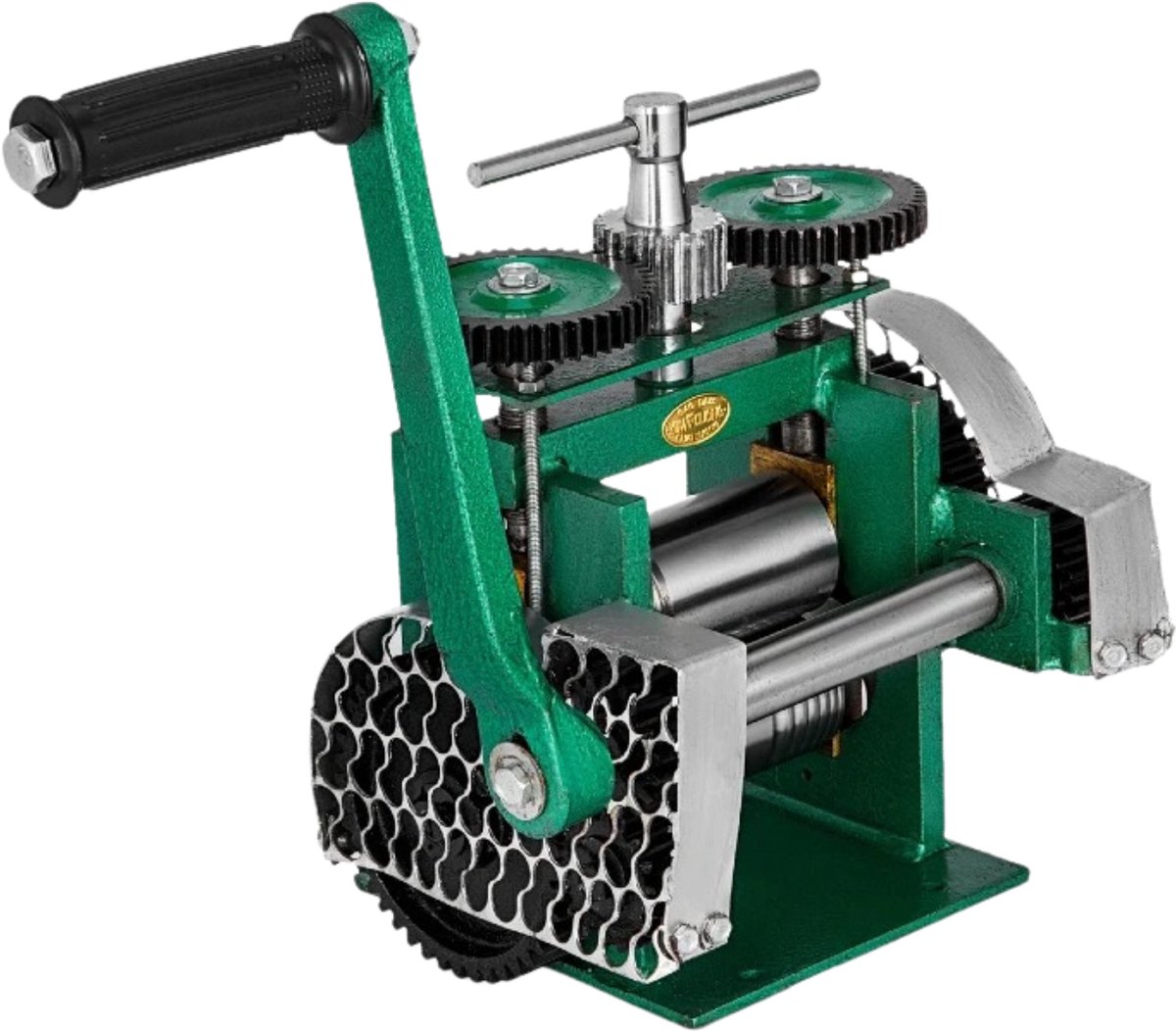 NordHaus Sieraden Walsmachine - Combinatie Walsermachine - Handmatige Rolwals - 4:1 Tandwieloverbrenging - Rolbreedte 120 mm