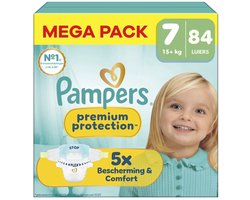 Pampers - Premium Protection - Maat 7 - Mega Pack - 84 luiers - 15+KG