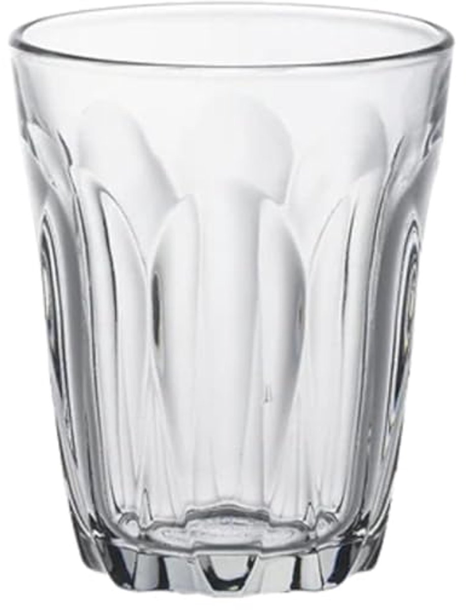SnelShoppen - Duralex Provence Drinkglazen Set van 6 - Transparante Water- en Sapglazen - Sterk en Duurzaam - Geschikt voor Keuken, Feest en Camping