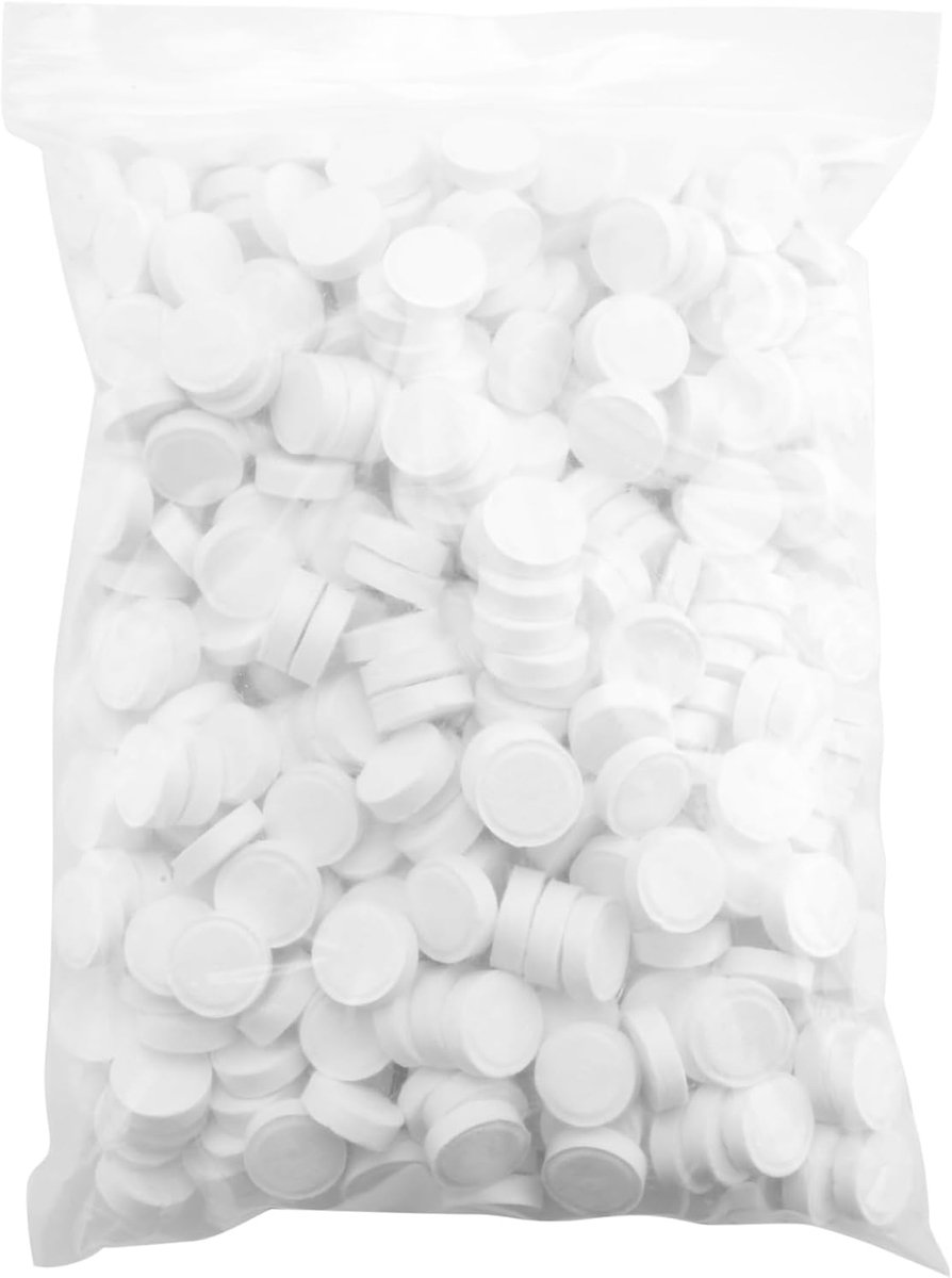 SnelShoppen - 500 Stuks Wegwerphanddoeken Gecomprimeerd - Katoenen Tablet Reisstof - 18x23 cm - Ideaal voor Feest, Camping, Keuken, Kinderen