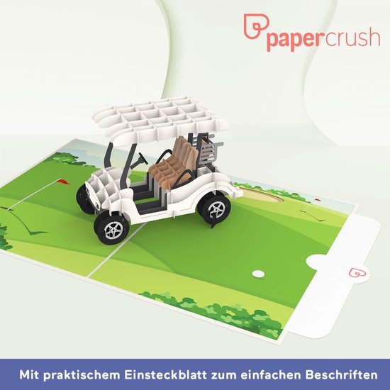 SnelShoppen - 3D Pop-up Golf Kaart, Verjaardagscadeau voor Golfer, Geld Cadeau voor Golf Professionals, Grappige Golfkaart voor Vaderdag, Originele Gr van Snelshoppen — afbeelding 2
