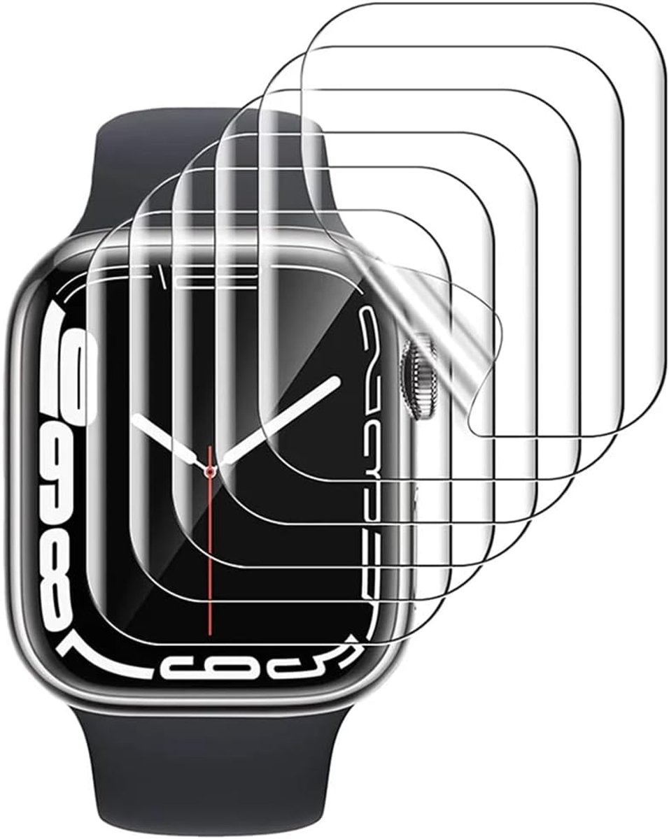 SnelShoppen - Hydrogel Film Screen Protector voor Apple Watch SE 3 (2025) en SE 2 (2e Gen, 2023) 44mm - Transparante TPU Film, HD Duidelijk, Ultra Dun