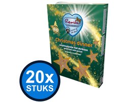 20x Renske - Vers hond adult graanvrij eend&hert kerst limited 395gr - Hondenvoer Natvoer - 395 g