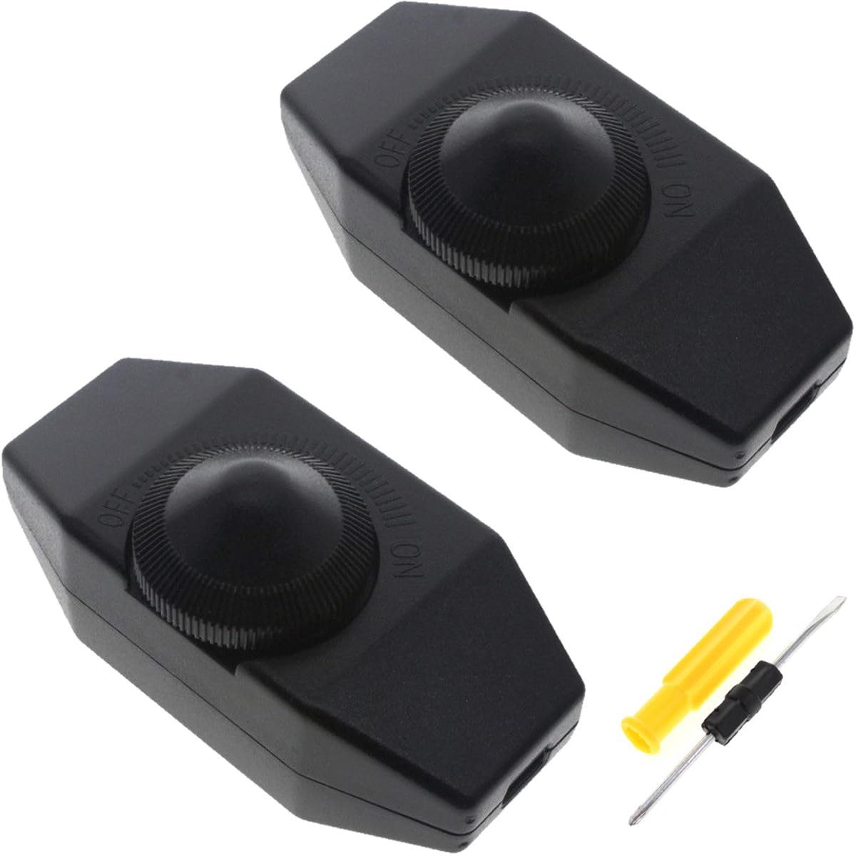 SnelShoppen - LED Dimmer Switch 3A Dimmable Schakelaar voor LED Lampen, Stepless Dimming, 220V 15-60W, Stille Dimmer voor Badkamer, Keuken, Woonkamer