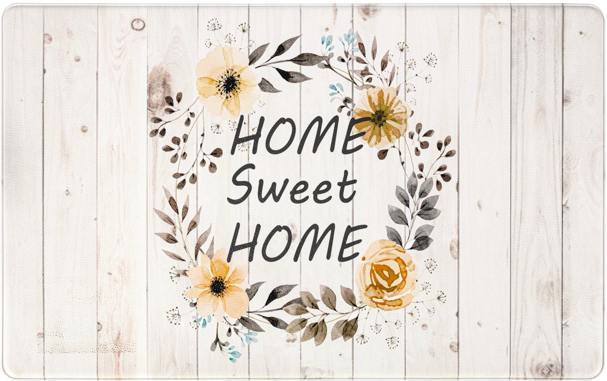 ANRO Home Anti-vermoeidheidsmat 50x80 cm - Keuken - Werkplek Meerkleurig