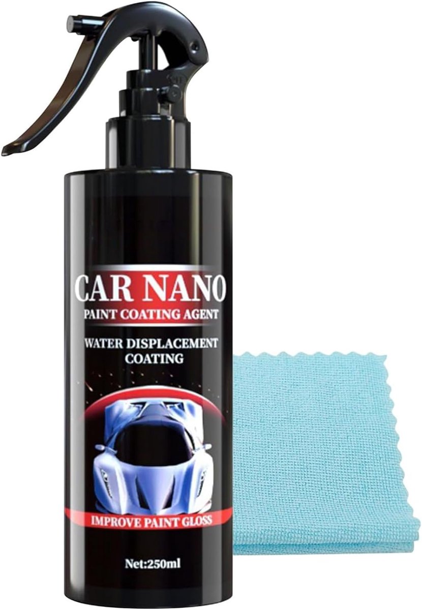 SnelShoppen - High Protection Nano Scratch Spray voor Auto's, Nano Reparatie Spray, Krassen Verwijdering Spray voor Auto, Onderhouds Spray, Inclusief