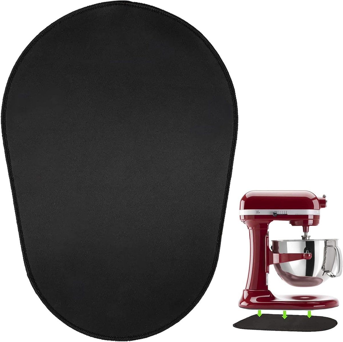 SnelShoppen - Sliding Mat voor KeukenAid Mixers - Beweegbare Mat voor Tilt-Head Stand Mixer 5.7-6.3 L - Keuken Accessoire voor Eenvoudig Gebruik