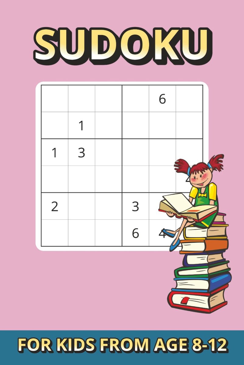 SnelShoppen - Sudoku Grid 6x6 voor Kinderen 8-12 Jaar | 50 Puzzels voor Logica, Focus & Probleemoplossend Vermogen | Perfect Reisbureau & Leerboek (6
