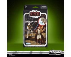 STAR WARS 3 - Obi-Wan Kenobi (Utapau) & Airborne Clone Trooper 212th Battallion - Figure Vintage Collection 10cm